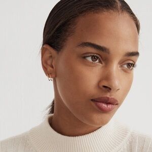 Madewell Demi-Fine Double Hoop Earrings